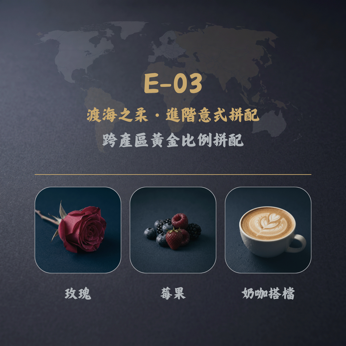渡海之柔・進階意式拼配咖啡豆